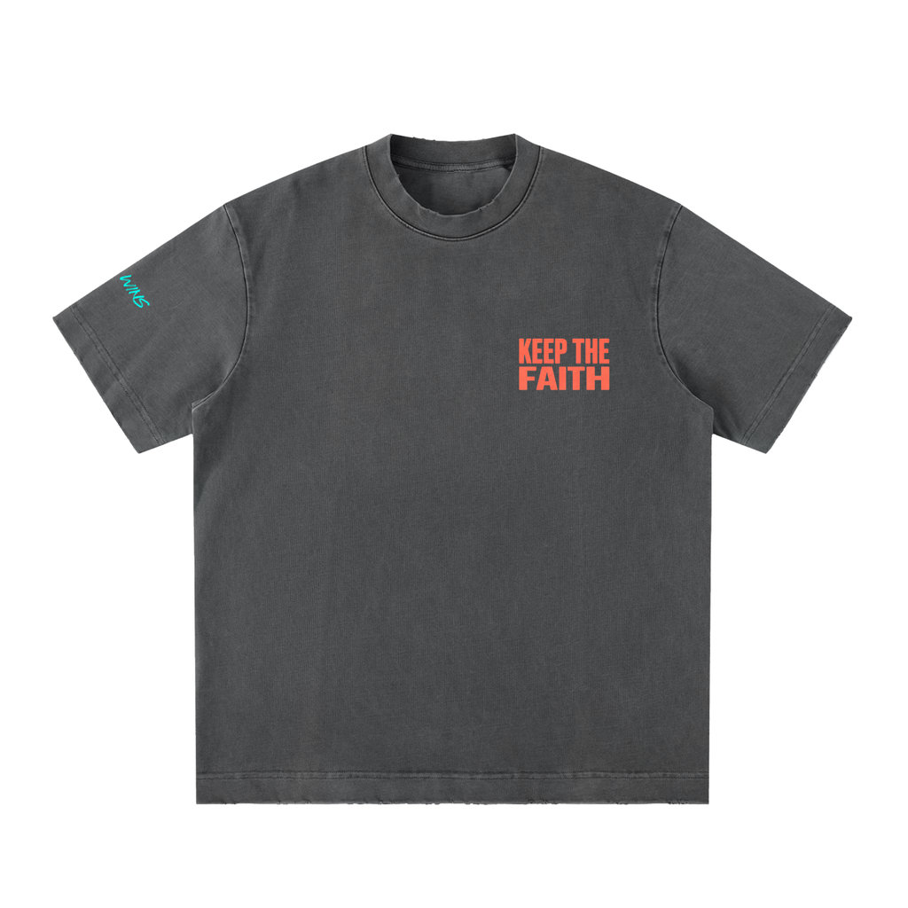 For All The Dogs - Heavyweight Vintage Washed Frayed T-Shirt